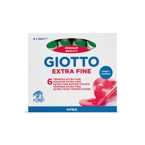 Tempere GIOTTO Extra 12 ml verde brillante F35201200